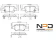 JARRUPALASARJA NPD TAKA, HYUNDAI, KIA, OPEL - Jarrupalasarjat - BP10-1013 - 1