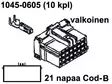 LIITINK.21-NAP. COD-B - Katkaisijat, merkkikohtaiset - 1045-6153 - 1