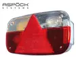 Aspöck Multipoint III peräkärryn takavalo vasen 5-nap - Halogen perävaunuvalaisimet - 1608-4683 - 1