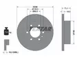 TEXTAR JARRULEVY TAKA MB SPRINTER W907 - Jarrulevyt - 1497-92301103 - 1