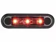 Optibeam Dark Phantom led-äärivalo upotettava 12-24V - Punainen - Punaiset äärivalot - 1608-3203 - 1