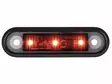 Optibeam Dark Phantom led-äärivalo upotettava 12-24V - Punainen - Punaiset äärivalot - 1608-3203 - 5