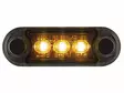 Optibeam Dark Phantom Mini led-tasovilkku 12-24V - Keltainen - LED-tasovilkku - 1608-3223 - 1