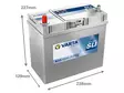 VARTA DYNAMIC SLI 45AH 330A 238X129X227MM +/- - VARTA käynnistysakut - 1820-B33 - 2