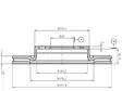 JARRULEVY 2 KPL/PKT, ETU, AUDI, SEAT, SKODA, VW - Jarrulevyt - 69-1033 - 2