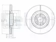 JARRULEVY DELPHI, 1 KPL / PKT, ETU, AUDI A4, RS4, S4 - Jarrulevyt - BG9003 - 2