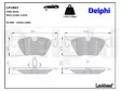 JARRUPALASARJA DELPHI ETU, BMW, ROVER - Jarrupalasarjat - LP1843 - 3