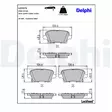 JARRUPALASARJA DELPHI, TAKA, OPEL - Jarrupalasarjat - LP3373 - 2
