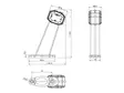 LED-ÄÄRIVALO KUMIVARSI 24V 20AST.KELT. # - Kumivarsi äärivalot - 1608-6703 - 3