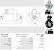 AS-PL S0193 starttimoottori 12V 2.0kW 9-H - VW Crafter 30-35 (I) - Startit - ASPS0193 - 2