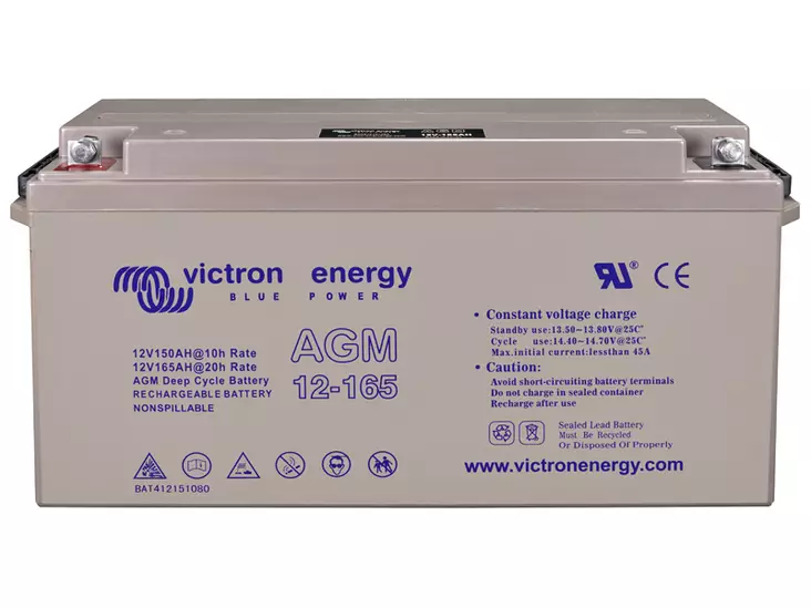 VICTRON # 12V/165AH AGM AKKU - Victron Energy vapaa-ajan akut - 1806-4023 - 1