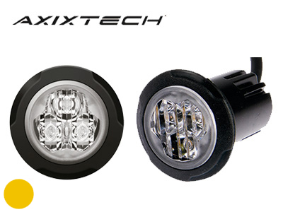 AXIXTECH LED-VILKKU PYÖREÄ 12-24V - LED-tasovilkku - 1603-300563 - 1