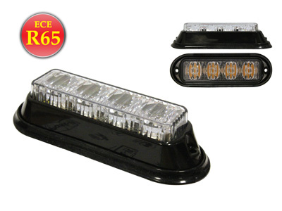AXIXTECH M36 KELTAINEN LED-TASOVILKKU R65 12-24V 4-LED - LED-tasovilkku - 1603-300533 - 1