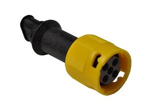 BAJONET LIITIN 5-NAP. KELT. 2-JOHD. JOKON - Peräkärryvalojen pistokkeet ja rasiat - 15803 - 1