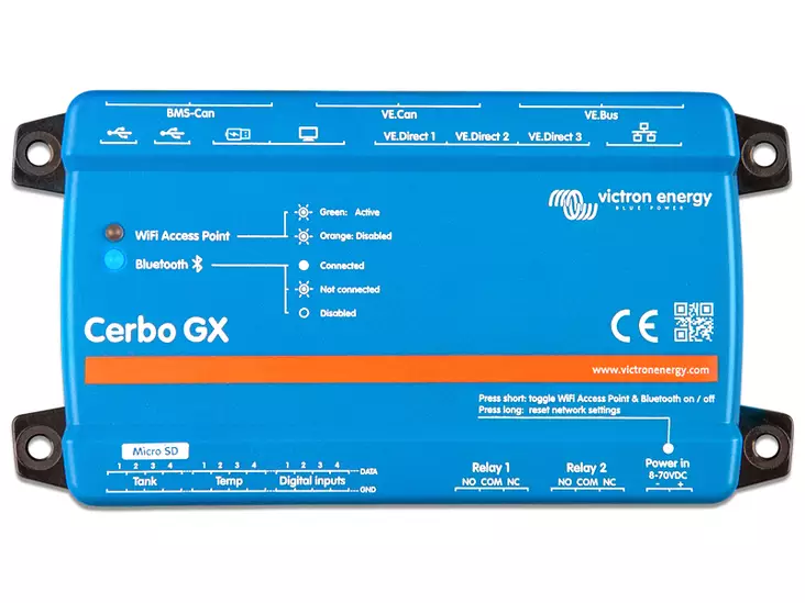 Victron Energy Gerbo GX - Tiedonsiirtokeskus - Muut akkutarvikkeet - 1702-87503 - 1