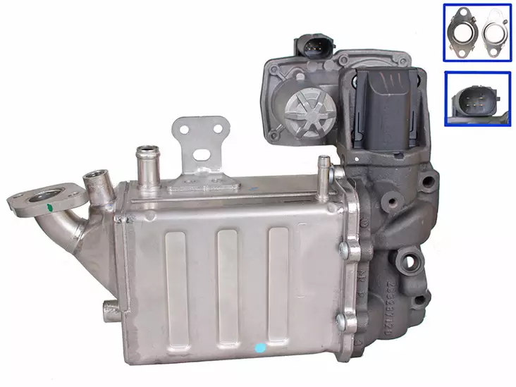 EGR-VENTTIILI +JÄÄHDYTIN VAG - EGR- venttiilit ja jäähdyttimet - 73-0323 - 1