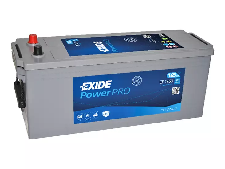 Exide EF1453 PowerPro käynnistysakku 12V 145Ah 900A +/- - EXIDE hyötyajoneuvojen akut - 1815-EF1453 - 1