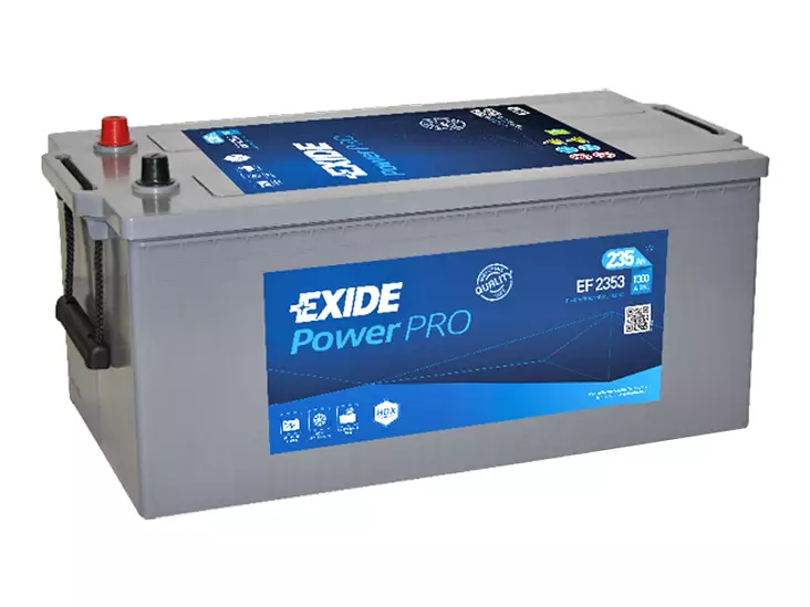 Exide EF2353 PowerPro käynnistysakku 12V 235Ah 1300A +/- - EXIDE hyötyajoneuvojen akut - 1815-EF2353 - 1