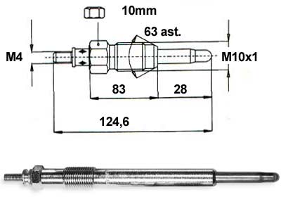 HEHKU CS1240/2 OPEL 944MJ - Hehkutulpat - 8042-0693 - 1