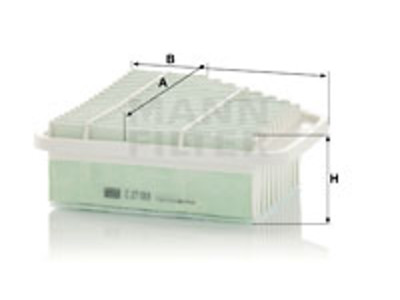 ILMANSUODATIN MANN, TOYOTA - Ilmansuodattimet - 1482-C27013 - 1