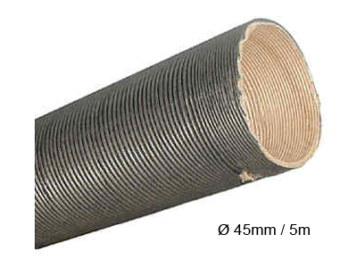 ILMASTOINTIPUTKI 45MM (5M) - Lisälämmittimet - 9000-19383 - 1
