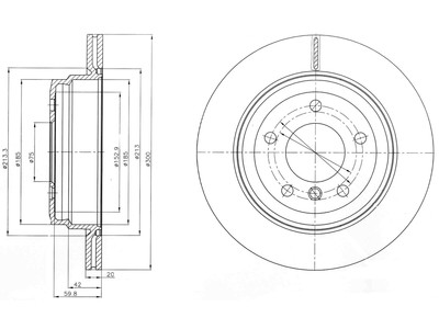 JARRULEVY DELPHI, 2 KPL / PKT, TAKA, BMW - Jarrulevyt - BG4243 - 1