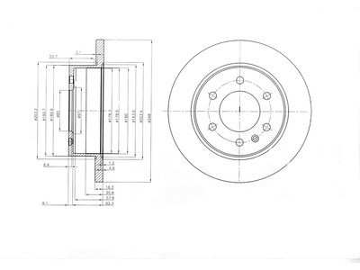 JARRULEVY DELPHI, 2 KPL / PKT, TAKA, MB,VW - Jarrulevyt - BG4033 - 1