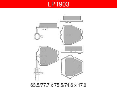 JARRUPALASARJA DELPHI ETU, AUDI, VW # - Jarrupalasarjat - LP1903 - 1
