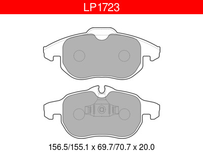 JARRUPALASARJA DELPHI ETU, FIAT, OPEL, SAAB - Jarrupalasarjat - LP1723 - 1