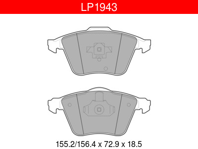 JARRUPALASARJA DELPHI ETU, FORD, OPEL, VOLVO - Jarrupalasarjat - LP1943 - 1