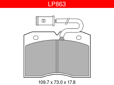 JARRUPALASARJA DELPHI ETU, IVECO - Jarrupalasarjat - LP863 - 1