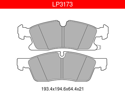 JARRUPALASARJA DELPHI ETU, JEEP - Jarrupalasarjat - LP3173 - 1