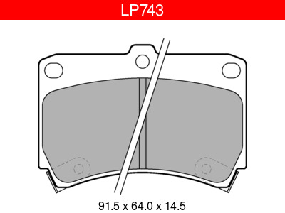 JARRUPALASARJA DELPHI ETU, KIA, MAZDA - Jarrupalasarjat - LP743 - 1