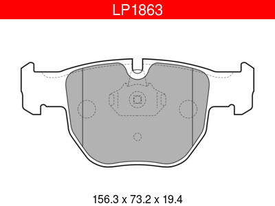 JARRUPALASARJA DELPHI ETU, LAND ROVER - Jarrupalasarjat - LP1863 - 1