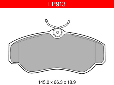 JARRUPALASARJA DELPHI ETU, LAND ROVER - Jarrupalasarjat - LP913 - 1