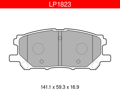 JARRUPALASARJA DELPHI ETU, LEXUS - Jarrupalasarjat - LP1823 - 1
