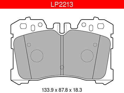 JARRUPALASARJA DELPHI ETU, LEXUS - Jarrupalasarjat - LP2213 - 1