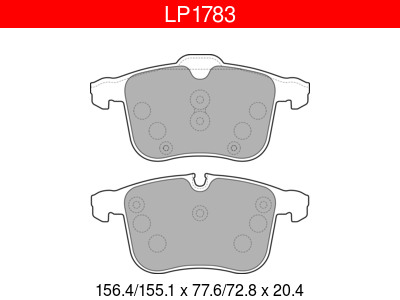 JARRUPALASARJA DELPHI ETU, OPEL, SAAB - Jarrupalasarjat - LP1783 - 1