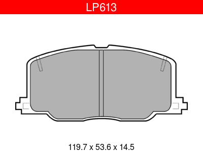 JARRUPALASARJA DELPHI ETU, TOYOTA - Jarrupalasarjat - LP613 - 1