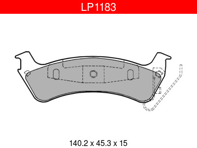 JARRUPALASARJA DELPHI TAKA, JEEP - Jarrupalasarjat - LP1183 - 1