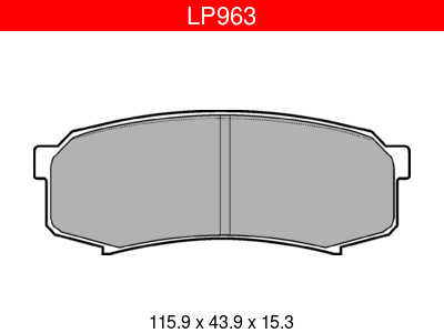 JARRUPALASARJA DELPHI TAKA, MITSUBISHI, TOYOTA - Jarrupalasarjat - LP963 - 1