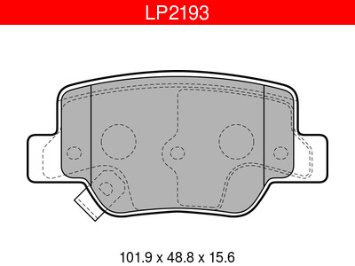 JARRUPALASARJA DELPHI TAKA, TOYOTA - Jarrupalasarjat - LP2193 - 1