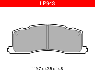JARRUPALASARJA DELPHI TAKA, TOYOTA - Jarrupalasarjat - LP943 - 1