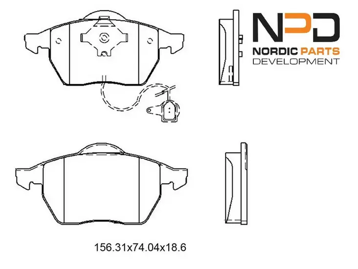 JARRUPALASARJA NPD ETU, AUDI, SEAT, SKODA, VW - Jarrupalasarjat - BP10-1083 - 1