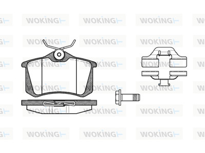 JARRUPALASARJA WOKING TAKA, AUDI, CITROEN, SKODA, VW - Jarrupalasarjat - P363303 - 1