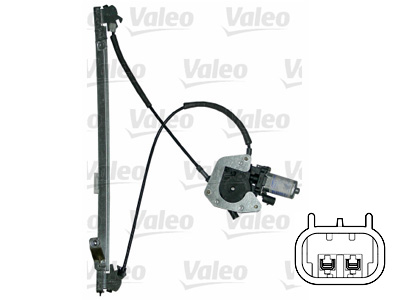 LASINNOSTIN TÄYD. ETU OIK. MEGANE SCENIC 96-03 - Lasinnostimet - 1563-850353 - 1