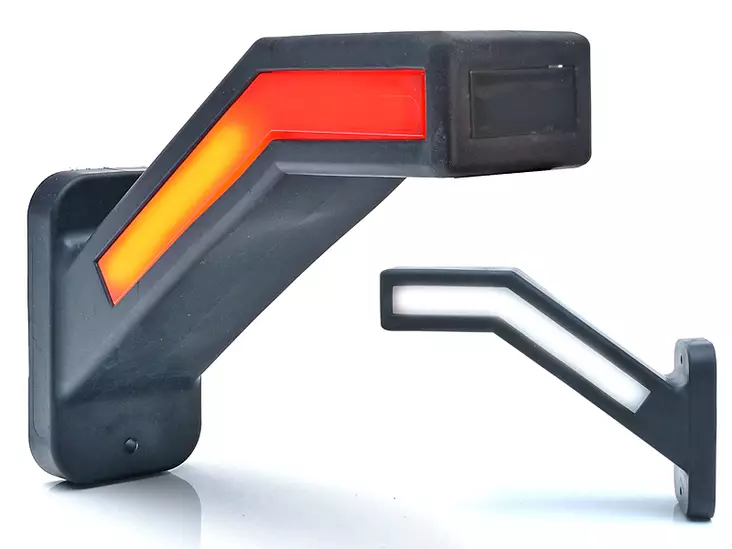 LED-NEON ÄÄRIVALO ADR OIK. KUMIV. 12/24V 185MM DYN. VILK. - Kumivarsi äärivalot - 1606-27923 - 1