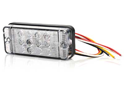 LED-TAKAVALO, ECE, IP66/68, 107X47X23 - LED-suorakaide takavalot - 1606-27803 - 1