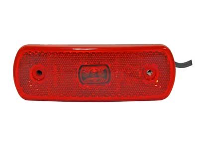 Led-äärivalo punainen 104x36mm - 12-24V - Punaiset äärivalot - 1606-27313 - 1