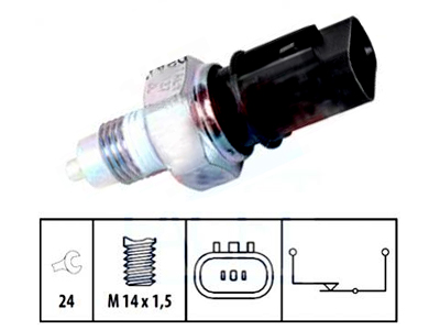 PER.VALOKATKAISIN HYUNDAI, KIA - Peruutusvalokatkaisijat - 7901-94533 - 1